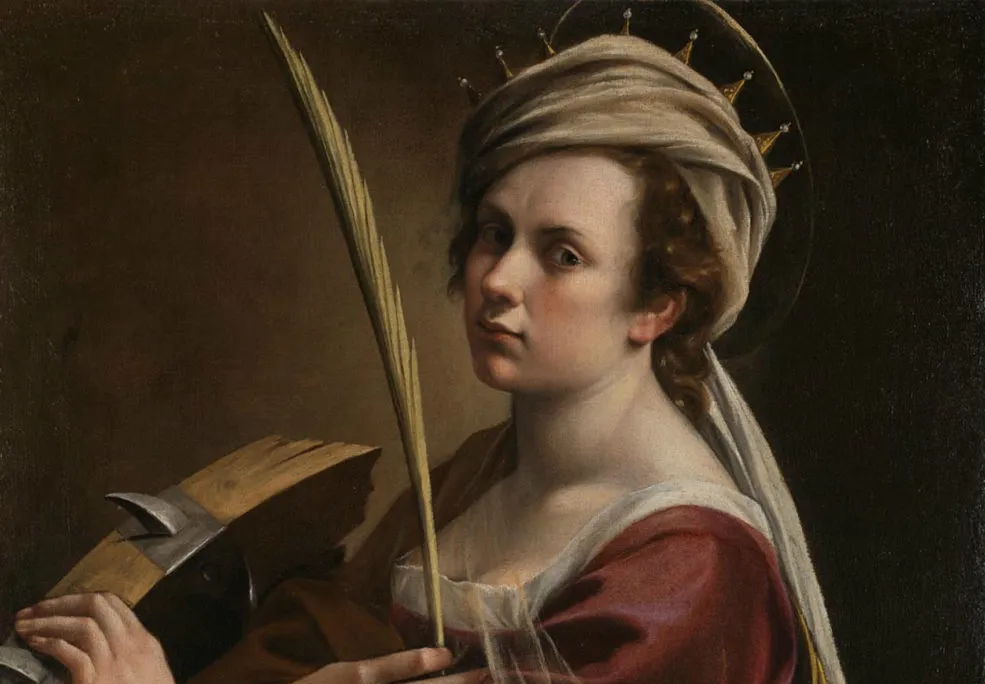 Artemisia Gentileschi Self-Portrait as Saint Catherine of Alexandra