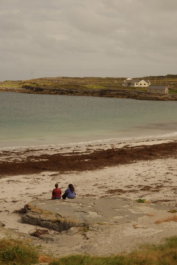 Two Girls Take in Aran Islands thumbnail