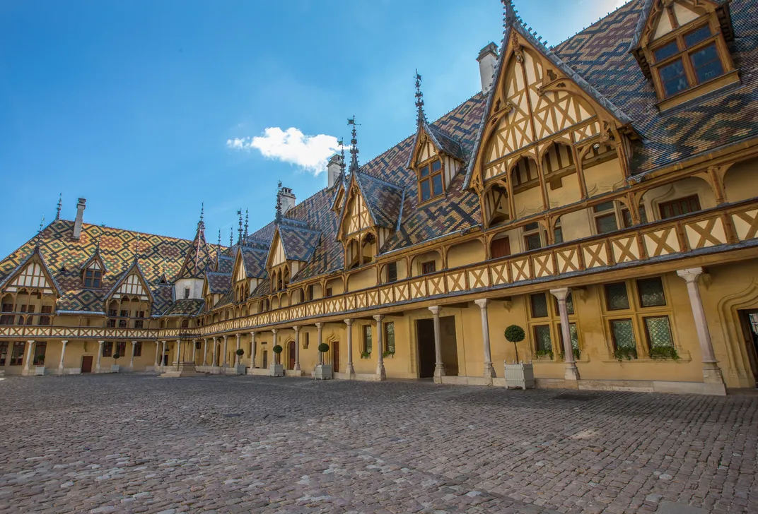 The historic Hôtel Dieu de Beaune