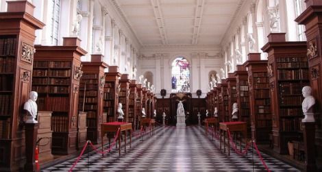 The Wren Library, Trinity College, Cambridge University