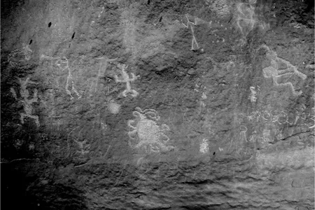 This Pueblo rock carving in New Mexico might represent a remarkable solar eclipse dating back to 1097.