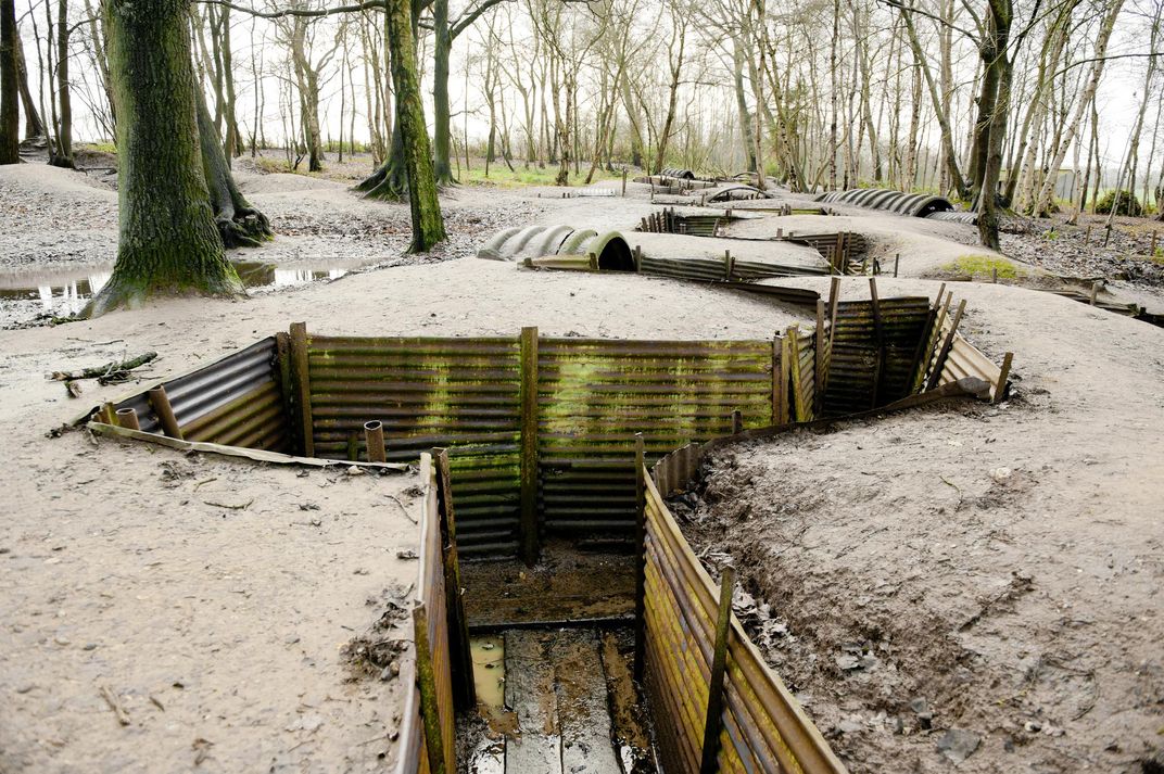 WWI Trenches, Sanctuary Wood, Ypres, Belgium