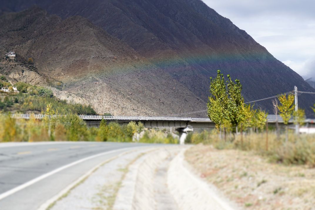 Rainbow leading to Everest Smithsonian Photo Contest Smithsonian