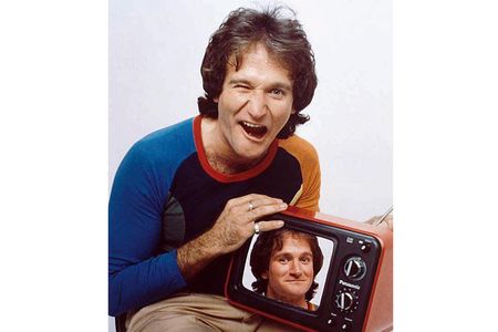 The National Portrait Gallery is installing Michael Dressler's Time magazine cover photo of Robin Williams following his untimely death.