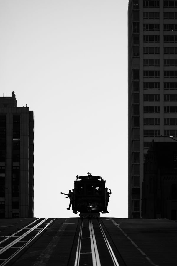 San Francisco Cable Car Silhouette thumbnail