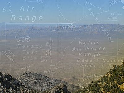 Nevada’s mountains provide a wall around one of the world’s most secret places.