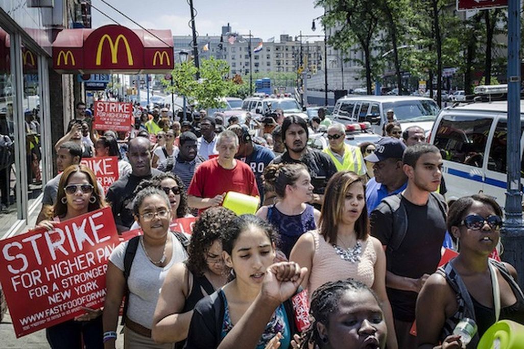 Strikes began in July in New York, and have now spread to the South.