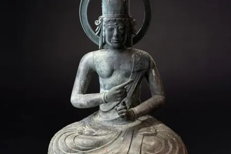 The Buddha statue stolen from the Barakat Gallery on September 18