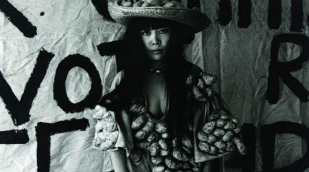 Yayoi Kusama in her New York studio: