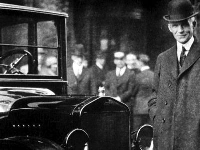 Not long after production of the Model T began in the fall of 1908, it would fulfill the dream of Henry Ford (with a Model T in Buffalo, New York, in 1921) to empower the masses.