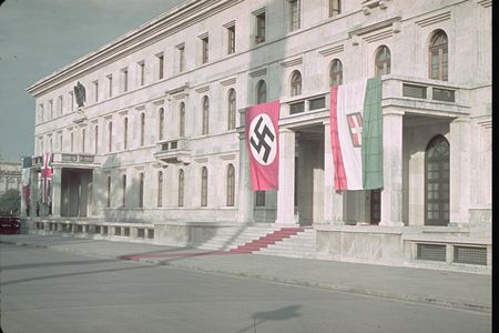 Exterior view of the Führerbau photographed in September, 1938. 