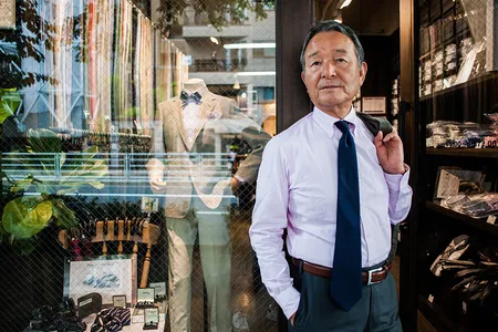 Kamakura Shirts owner Yoshio Sadasue opened a New York store on Madison Avenue. 