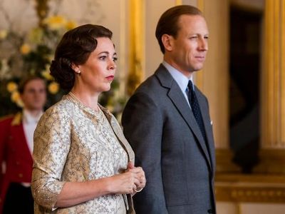 Olivia Colman and Tobias Menzies portray Queen Elizabeth II and Prince Philip
