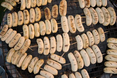 Grown in central Uganda, kayinja bananas are used to make juices and beers.