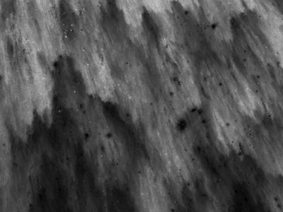 One of many abstract images of the Moon collected by NASA's Lunar Reconnaissance Orbiter