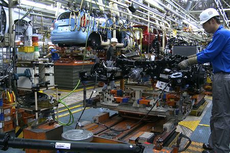 Behind the scenes at Nissan Motor's factory in Kyushu, Japan