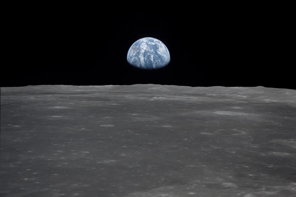 Earth rising