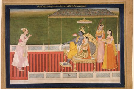This watercolor from a devotional poem shows the richness of South Asian art&mdash;a long art history overlooked by some in the Western world.