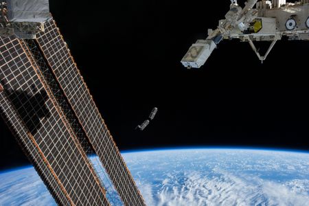 Tiny CubeSats are launched from the space station, but not Mars ships.