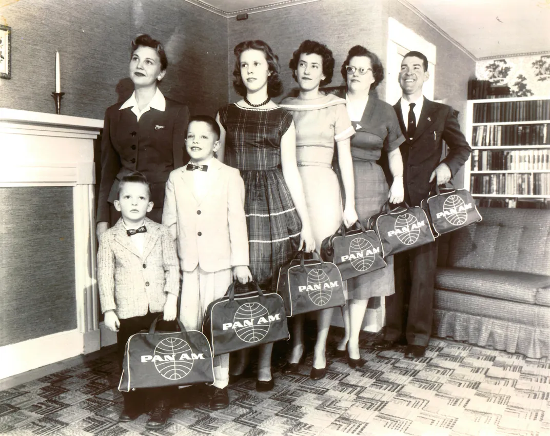 Vera Hopkins and family