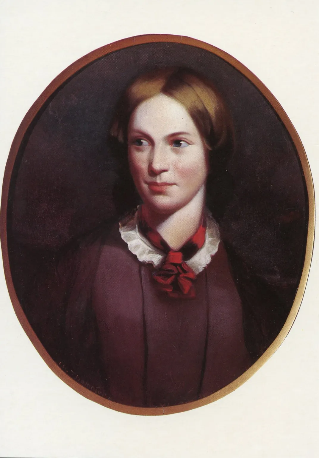 A portrait of Charlotte Brontë by J.H. Thompson
