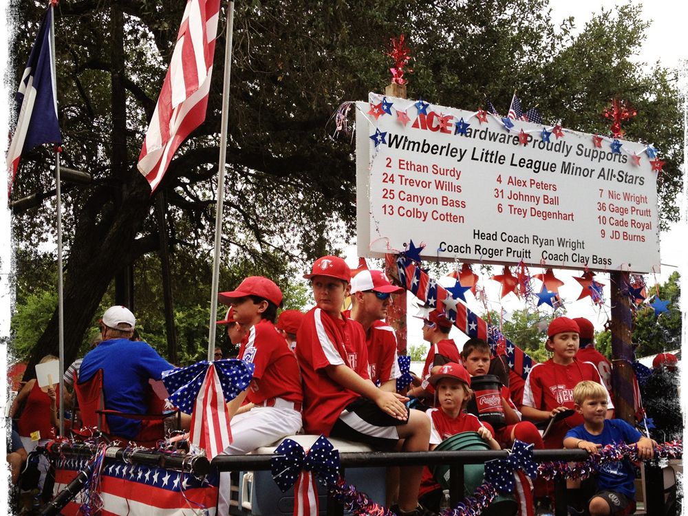 Wimberley Little League float in Fourth of July parade Smithsonian