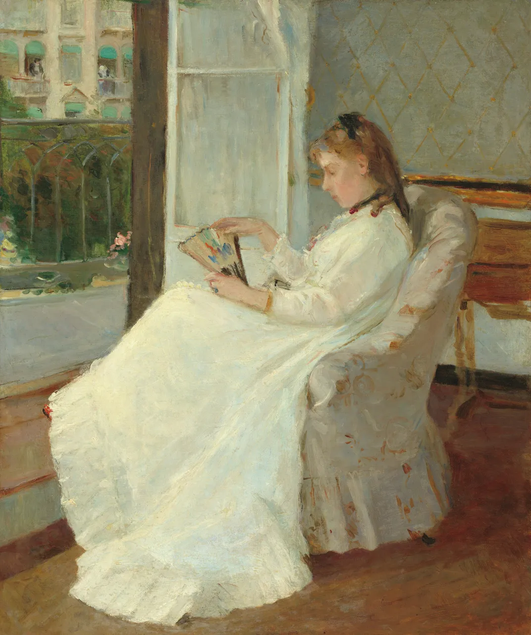 Berthe Morisot's The Artist’s Sister at the Window, 1869.