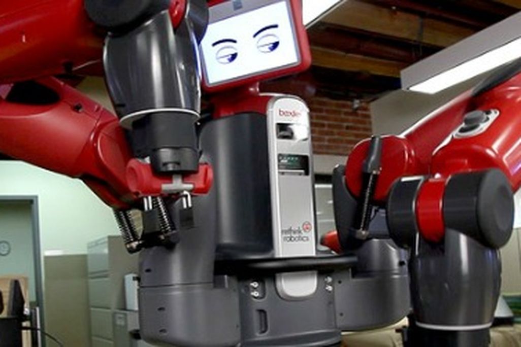 Baxter, a robot that can work with humans.