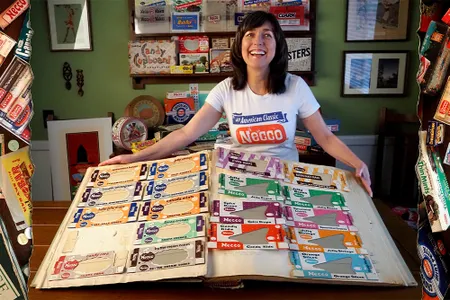 Candy Wrapper Museum curator Darlene Lacey was 15 when she started collecting for her &quot;roadside attraction.&quot; Building the online museum has led to all kinds of surprises&mdash;including being sent a Necco scrapbook saved from a dumpster (pictured above).