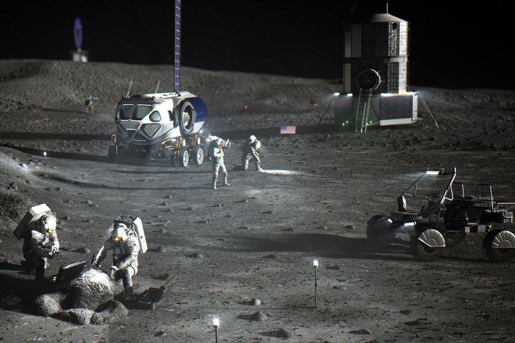 Artemis Base Camp on Moon