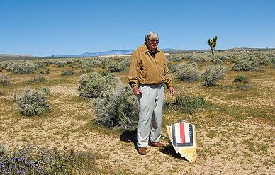 Bud Evans reunites with a piece of his F-104.