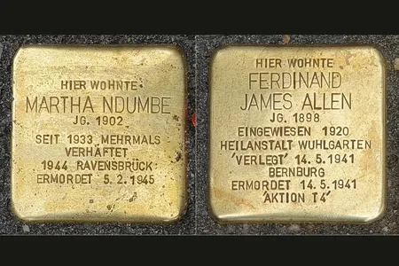 New memorials provide a bare outline of the lives of two&nbsp;Black victims&nbsp;killed during the&nbsp;Holocaust.