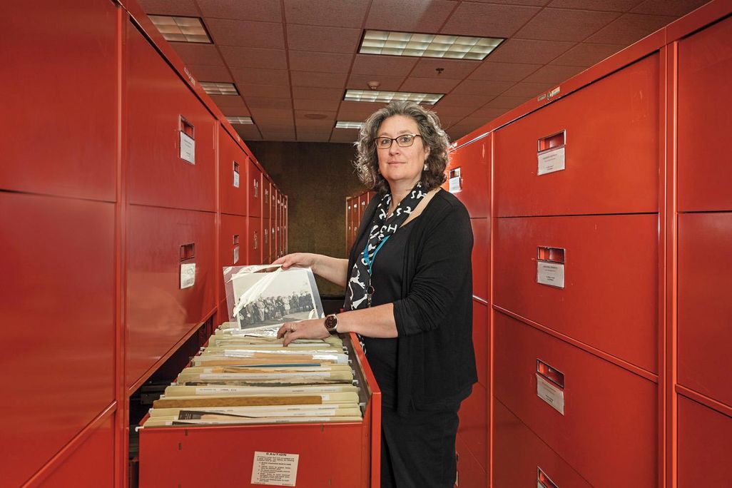 Archivist Patti Williams