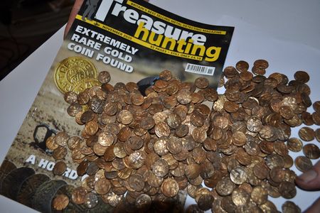 The coins are worth an estimated £845,000, or roughly $1,150,000 USD.