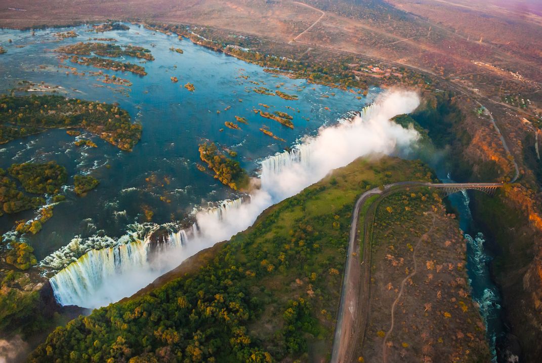 The legendary Victoria Falls