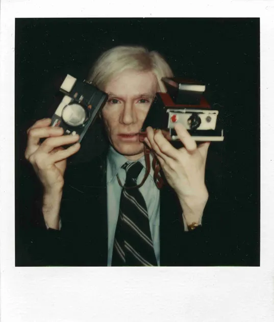 Andy with SX-70 and Konica