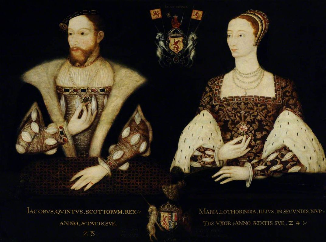 James V of Scotland and his wife, Mary of Guise