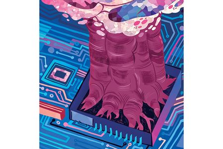 Some molecular motors in this “biocomputer” are made in the lab but copy those found in brains.