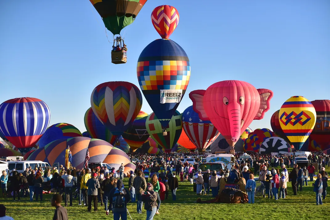 New Mexico's Skies Burst With Color During World's Largest Hot Air