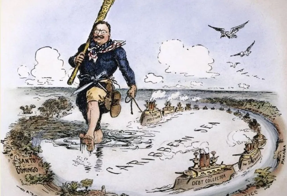 Theodore Roosevelt and his Big Stick in the Caribbean (1904)