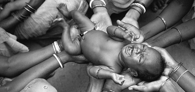 A tribal birth in India