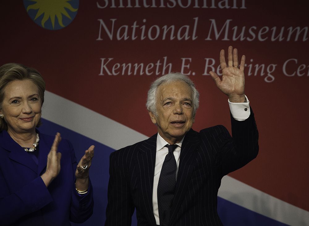 Hillary Clinton Awards Ralph Lauren for Helping the 200-Year-Old  Star-Spangled Banner See Another 200 Years | At the Smithsonian|  Smithsonian Magazine