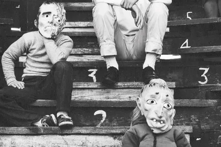 Ralph Eugene Meatyard said that masks erased the differences between people. He photographed his family, shown here, in 1962.