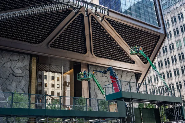 Construction High Above the Street thumbnail