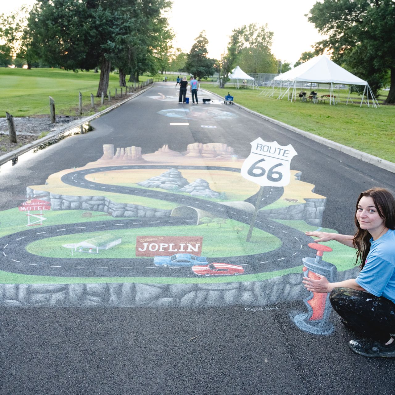 Asphalt Is the Canvas for This Year's World Street Painting