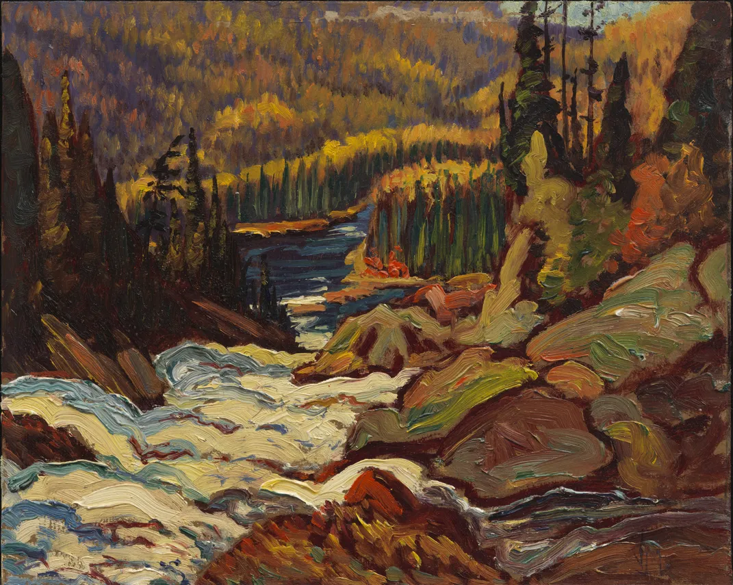 Unknown artist, Sketch after Falls, Montreal River.