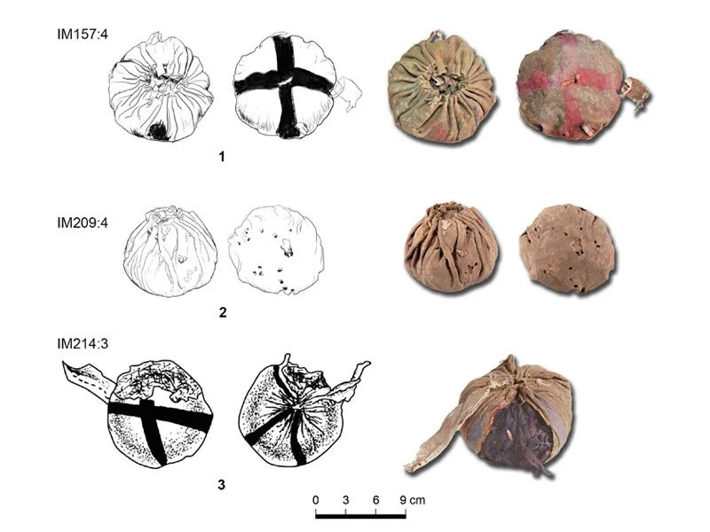 Ancient leather balls