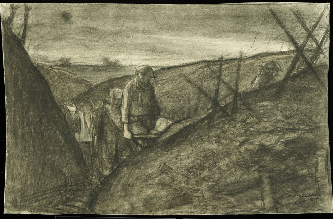 This Riveting Art From The Front Lines Of World War I Has Gone Largely 