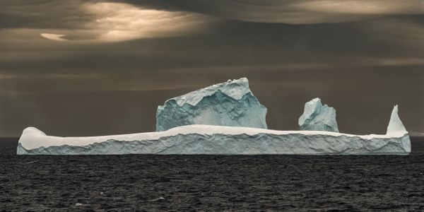 Iceberg ghost ship in antarctica thumbnail