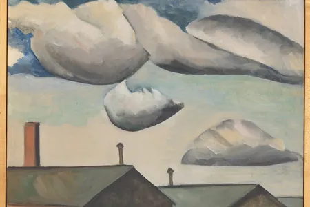 Floating Clouds, Hisako Hibi,&nbsp;oil on canvas, 1944&nbsp;